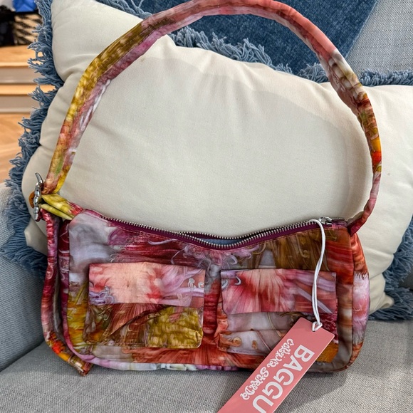NWT RARE BAGGU floral cargo shoulder bag - Picture 4 of 6